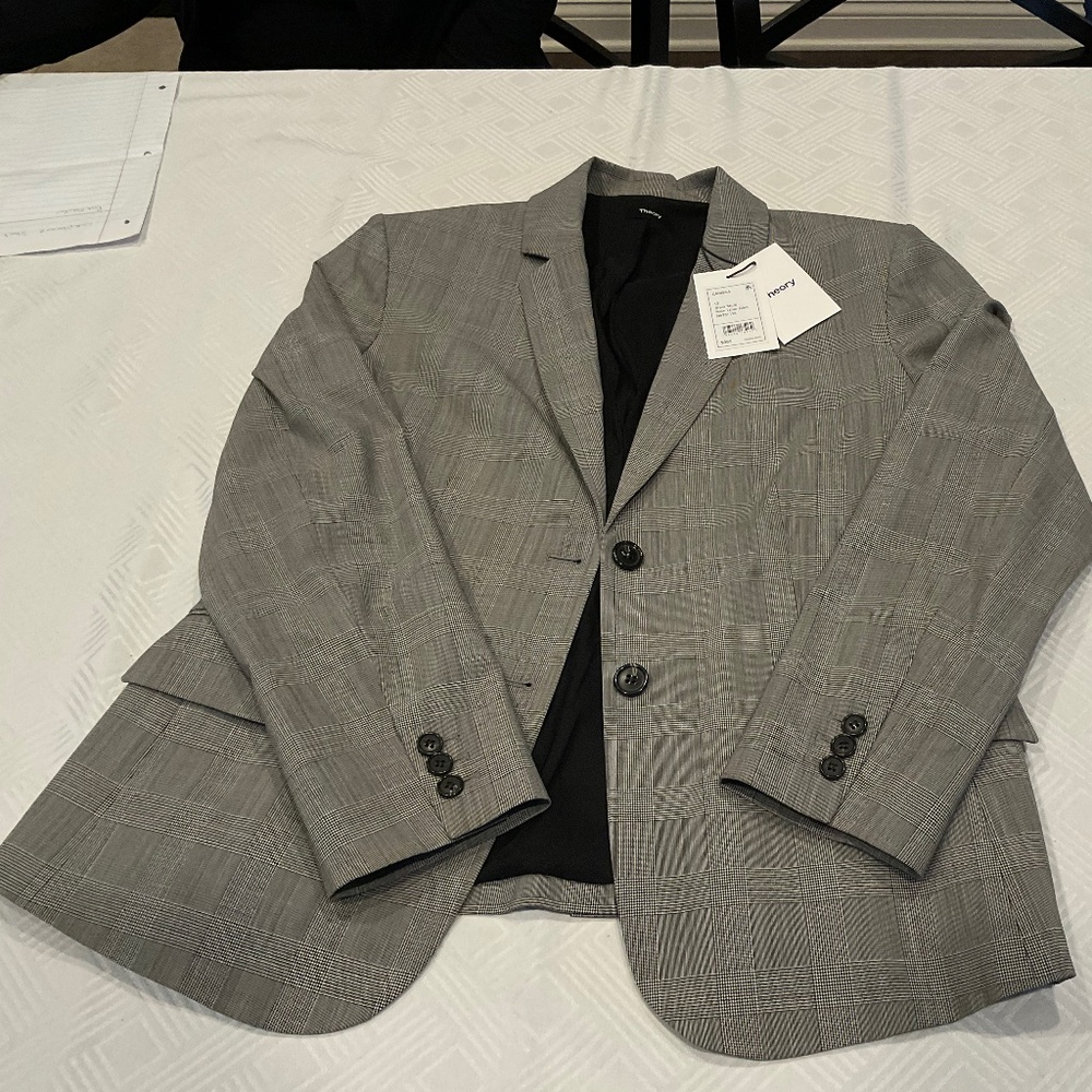 Theory Worsted Wool Carissa Blazer NWT